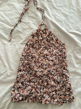 RARE Gucci Wooden Pendant Halter Top